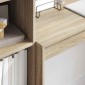 vidaXL Γραφείο Δρύς Sonoma 145,5 x 40 x 127 εκ 2 τμχ.