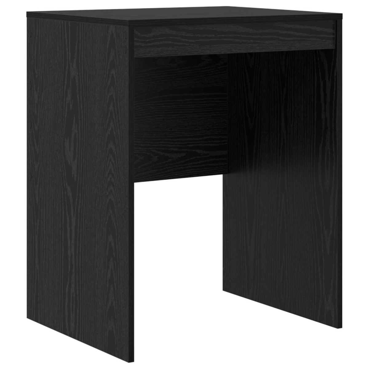 vidaXL Γραφείο Μαύρη Οξυά 105,5 x 50 x 127 εκ 2 τμχ.