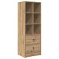 vidaXL Γραφείο Artisan Oak 105,5 x 50 x 127 εκ 2 τμχ.