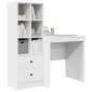 vidaXL Γραφείο Λευκό 115,5 x 50 x 127 εκ 2 τμχ.