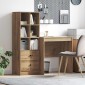vidaXL Γραφείο Artisan Oak 115,5 x 50 x 127 εκ 2 τμχ.