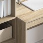 vidaXL Γραφείο Δρύς Sonoma 135,5 x 50 x 127 εκ 2 τμχ.