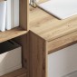 vidaXL Γραφείο Artisan Oak 145.5 x 50 x 127 εκ 2 τμχ.