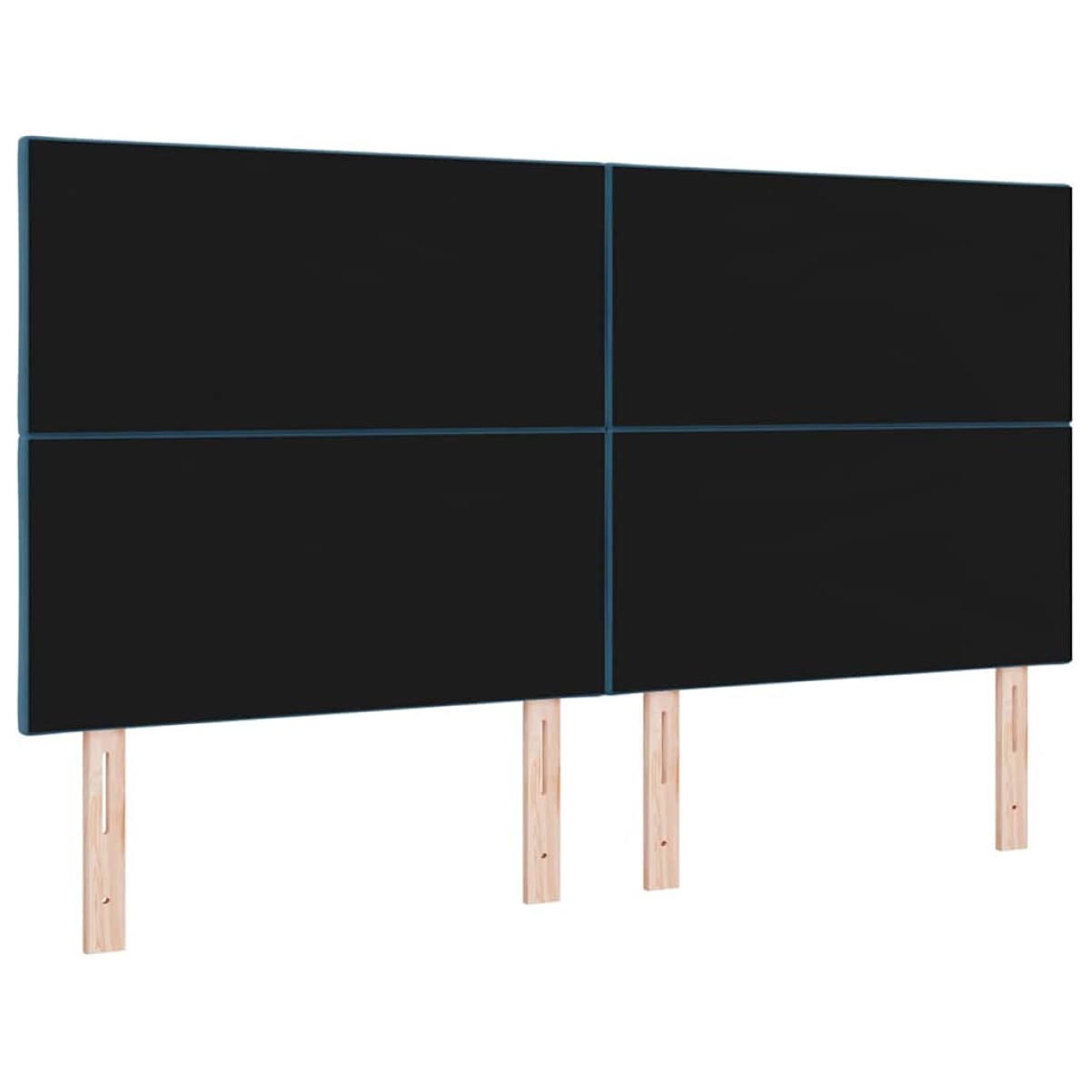 vidaXL Κεφαλάρι Σκούρο Μπλε 180 cm Βελούδο