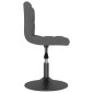 vidaXL Καρέκλες Τραπεζαρίας Περιστρεφόμενες 2 τεμ. Σκ. Γκρι Βελούδινες