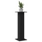 vidaXL Βάση φυτών 2 τμχ. Μαύρη Οξυά 30 x 30 x 95 cm Επεξεργασμένο ξύλο