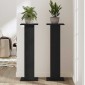 vidaXL Βάση φυτών 2 τμχ. Μαύρη Οξυά 30 x 30 x 95 cm Επεξεργασμένο ξύλο