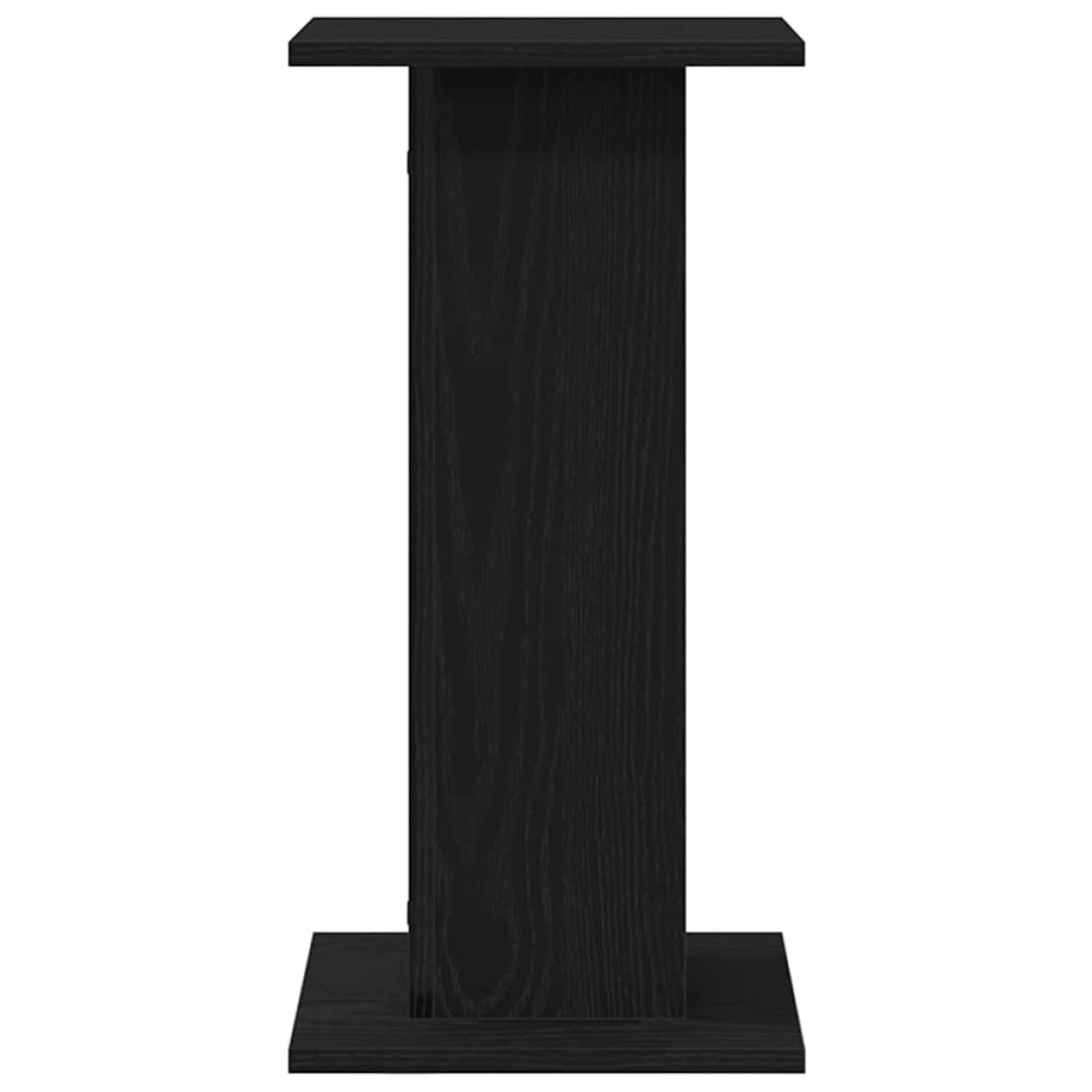 vidaXL Βάση φυτών 2 τμχ. Μαύρη Οξυά 30 x 30 x 60 cm Επεξεργασμένο ξύλο