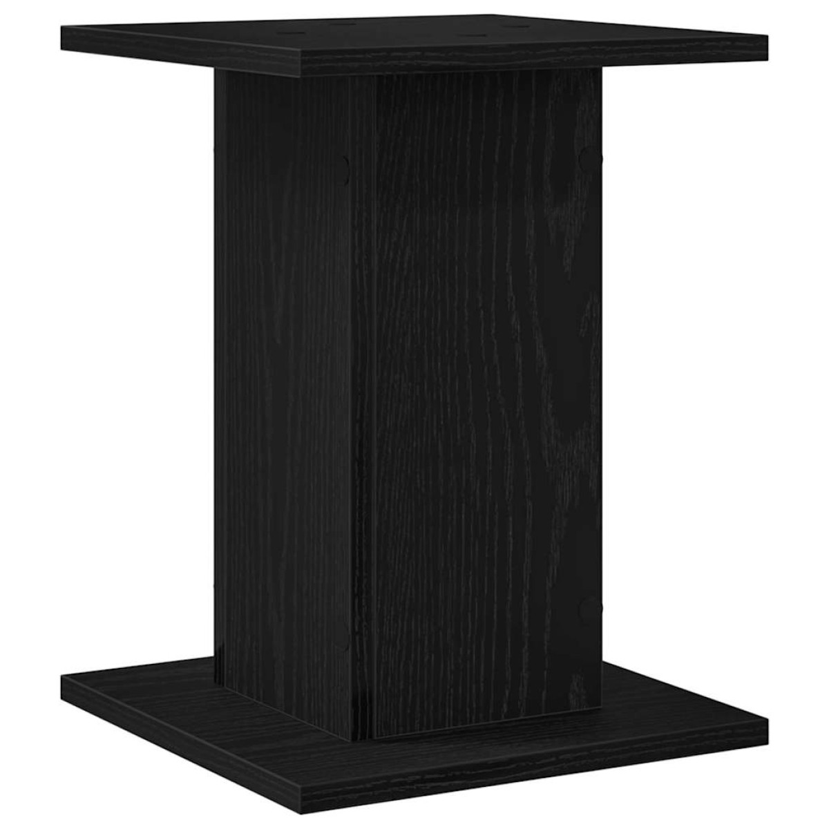vidaXL Βάση φυτών 2 τμχ. Μαύρη Οξυά 30 x 30 x 40 cm Επεξεργασμένο ξύλο
