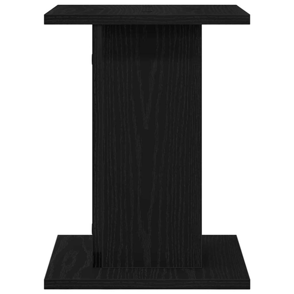 vidaXL Βάση φυτών 2 τμχ. Μαύρη Οξυά 30 x 30 x 40 cm Επεξεργασμένο ξύλο
