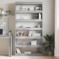 vidaXL Βιβλιοθήκη 6 επίπεδα 100 x 30 x 198 εκ. Επεξεργασμένο Ξύλο