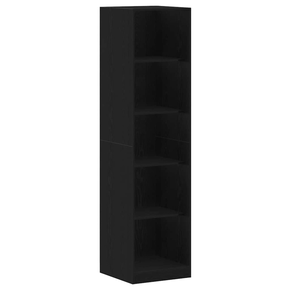 vidaXL Ντουλάπι Μαύρη Οξυά 50 x 50 x 200 cm Επεξεργασμένο Ξύλο