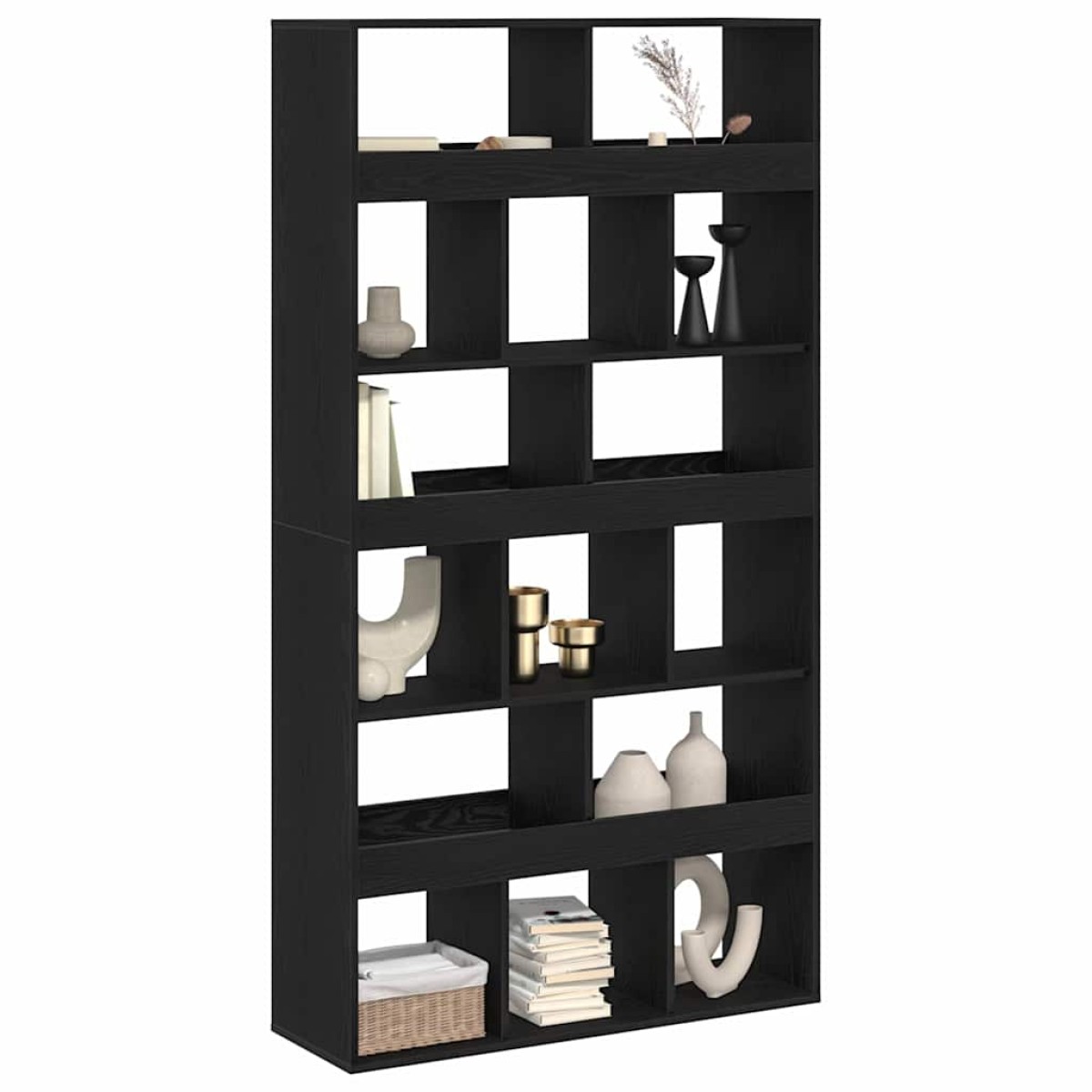 vidaXL Βιβλιοθήκη 15 επίπεδα 100 x 33 x 93.75 εκ Επεξεργασμένο Ξύλο