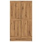 vidaXL Βιβλιοθήκη Artisan Δρυς 82,5x30,5x150 εκ. Επεξεργασμένο Ξύλο
