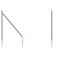 vidaXL Στήλη φράχτη με πείρο για το έδαφος 26 τμχ. Πράσινο