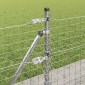 vidaXL Κολώνα Φράχτη με Σκυρόδεμα 26 τμχ. Ασημί