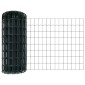 vidaXL Ευρωπαϊκή Στήριξη Φράχτη 50 x 0,4 μ PVC-Επικαλυμμένο Ατσάλι