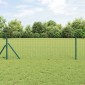 vidaXL Ευρωπαϊκή Στήριξη Φράχτη 50 x 0,4 μ PVC-Επικαλυμμένο Ατσάλι
