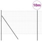 vidaXL Ευρωπαϊκή Στήριξη Φράχτη 10 x 1,6 m PVC-Επικαλυμμένο Ατσάλι
