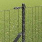 vidaXL Ευρωπαϊκή Στήριξη Φράχτη 10 x 1,6 m PVC-Επικαλυμμένο Ατσάλι