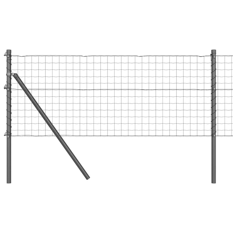 vidaXL Ευρωπαϊκή Στήριξη Φράχτη 50 x 0,6 μ PVC-Επικαλυμμένο Ατσάλι