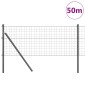vidaXL Ευρωπαϊκή Στήριξη Φράχτη 50 x 0,6 μ PVC-Επικαλυμμένο Ατσάλι