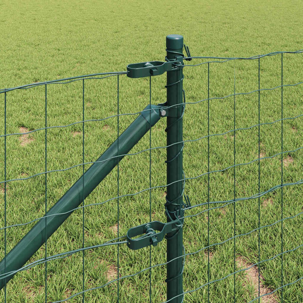 vidaXL Ευρωπαϊκός Φράκτης με Ακίδες 50 x 0,6 μ PVC-Επικαλυμμένο Ατσάλι