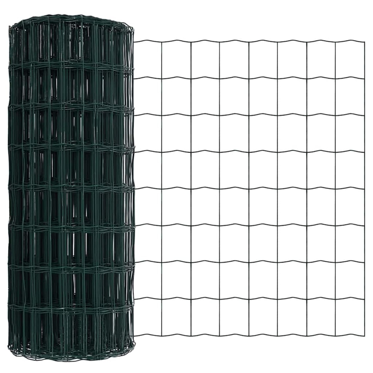 vidaXL Ευρωπαϊκός Φράκτης με Ακίδες 50 x 0,6 μ PVC-Επικαλυμμένο Ατσάλι