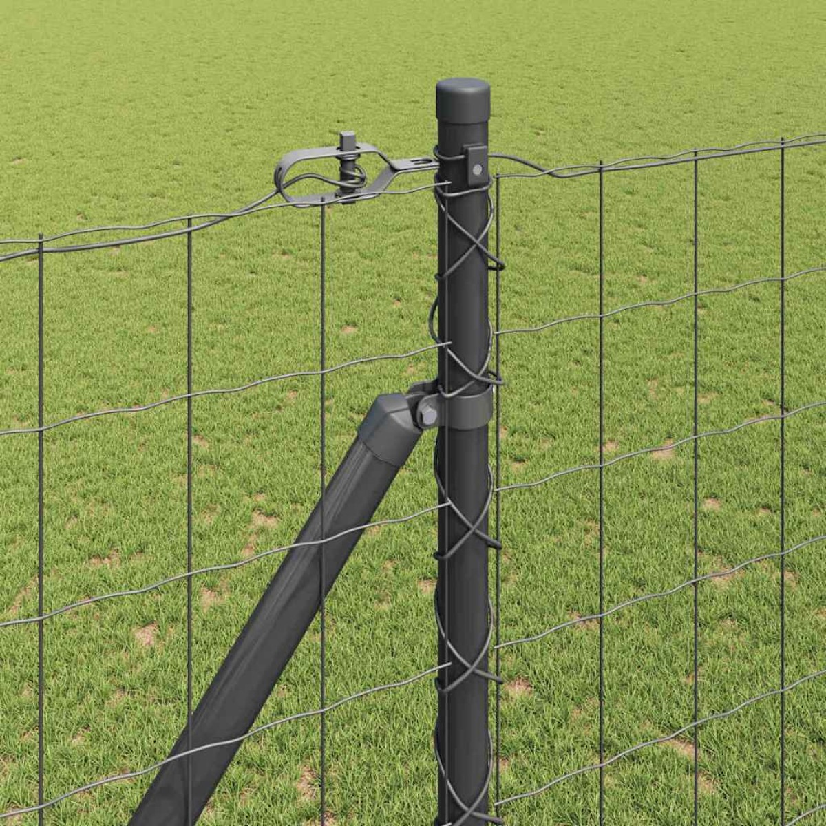 vidaXL Ευρωπαϊκός Φράκτης με Ακίδες 10 x 1,5 m PVC-Επικαλυμμένο Ατσάλι