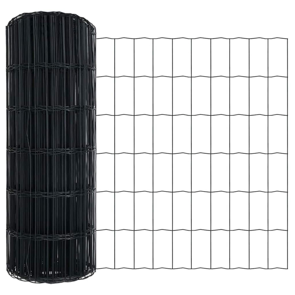 vidaXL Ευρωπαϊκός Φράκτης με Ακίδες 25 x 0,8 m PVC-Επικαλυμμένο Ατσάλι