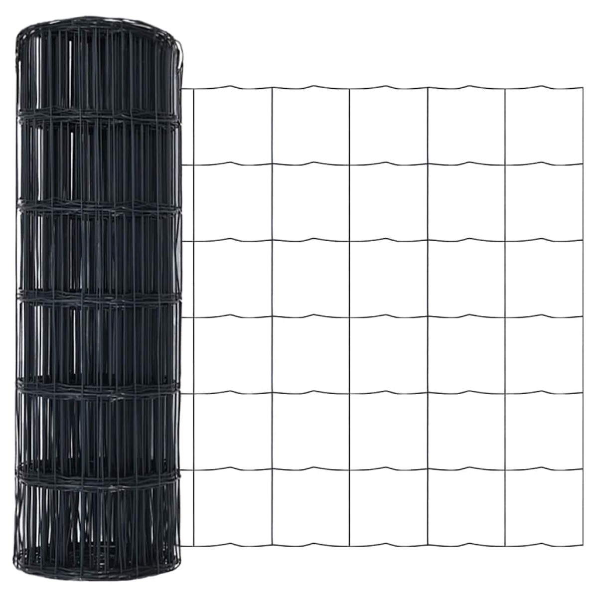 vidaXL Ευρωπαϊκός Φράκτης με Ακίδες 25 x 0,8 m PVC-Επικαλυμμένο Ατσάλι