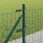 vidaXL Ευρωπαϊκός Φράκτης με Σκυρόδετη Βάση 10 x 0,6 μ Πράσινο Δίχτυ