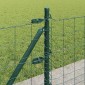 vidaXL Ευρωπαϊκός Φράκτης με Σκυρόδετη Βάση 50 x 0,6 μ Πράσινο Δίχτυ