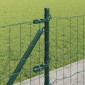 vidaXL Ευρωπαϊκό Φράχτη με Συγκολλητή Βάση 25 x 0,6 μ Πράσινο Δίχτυ