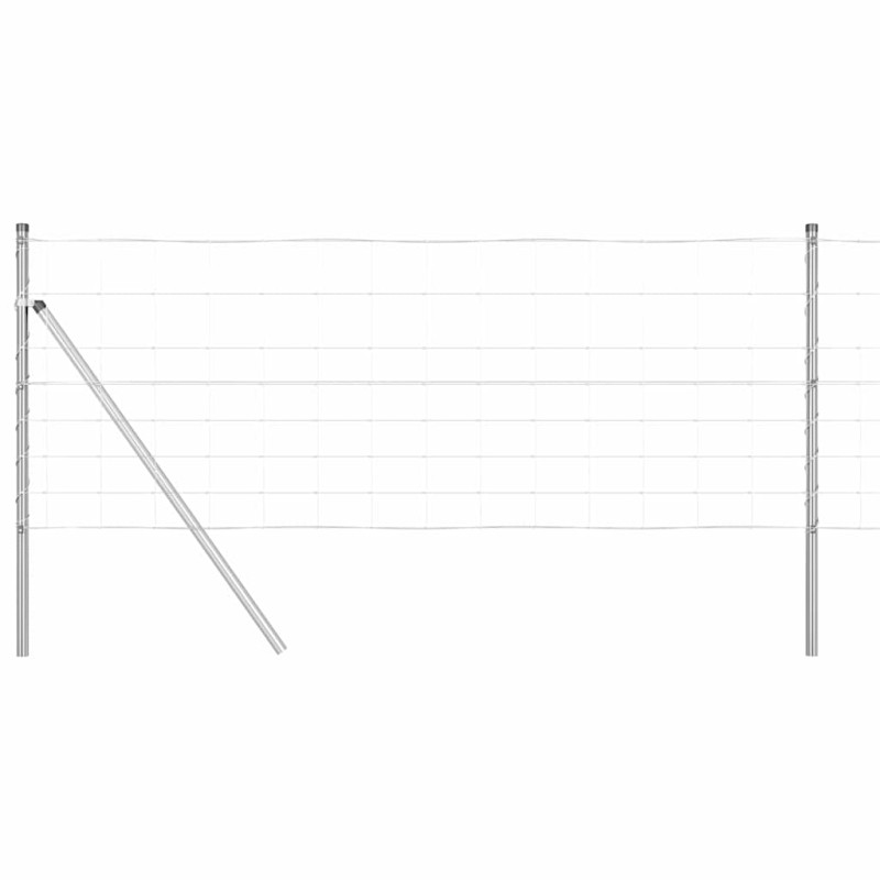 vidaXL Φράχτης Συρμάτινου Φράχτη 50 x 0,8 m Γαλβανισμένος Χάλυβας