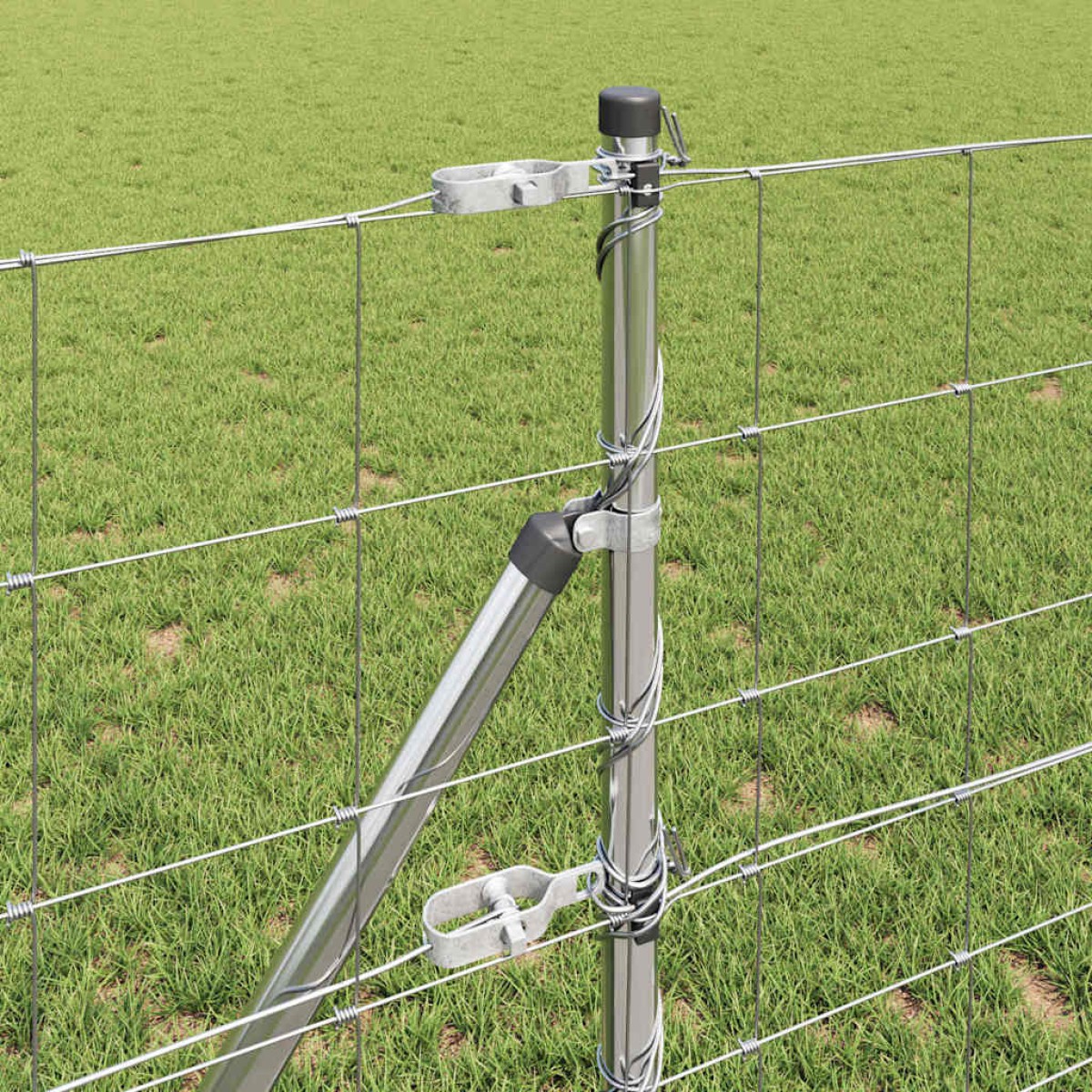 vidaXL Φράχτης Συρμάτινου Φράχτη 50 x 0,8 m Γαλβανισμένος Χάλυβας