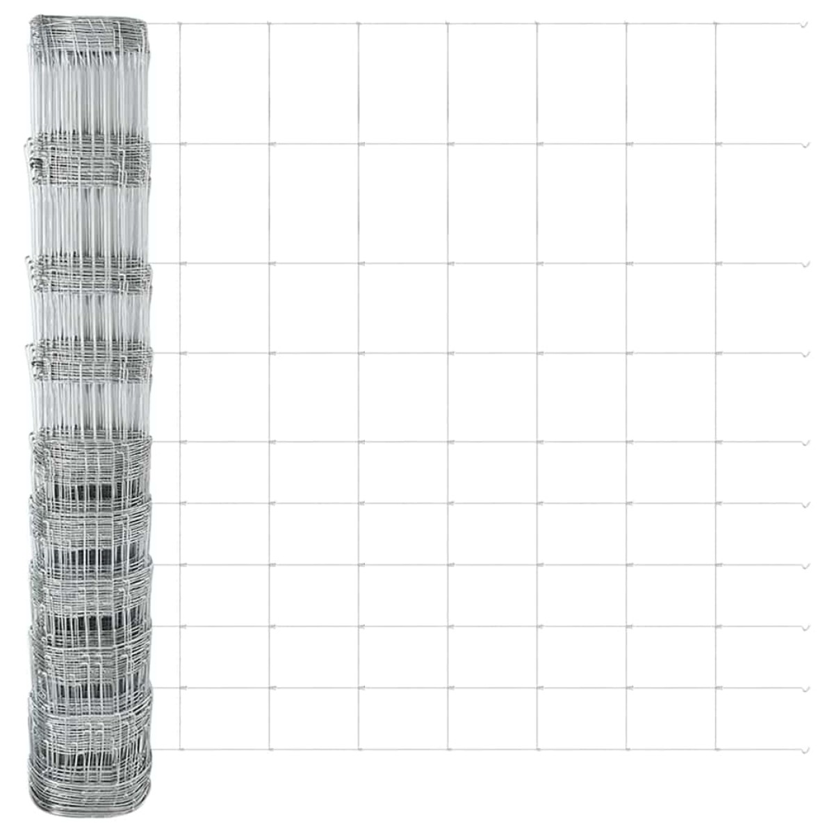 vidaXL Φράχτης Συρμάτινου Φράχτη 50 x 1,2 m Γαλβανισμένος Χάλυβας