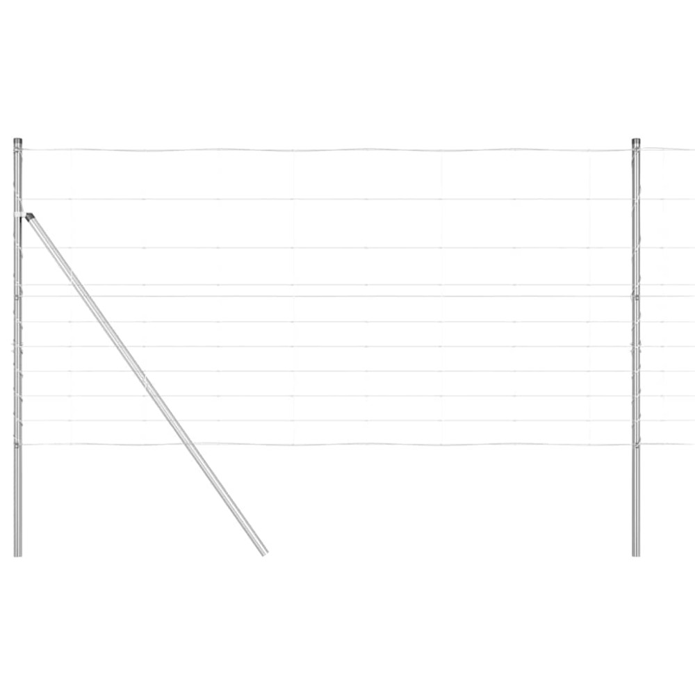 vidaXL Φράχτης Συρμάτινου Φράχτη 50 x 1,2 m Γαλβανισμένος Χάλυβας