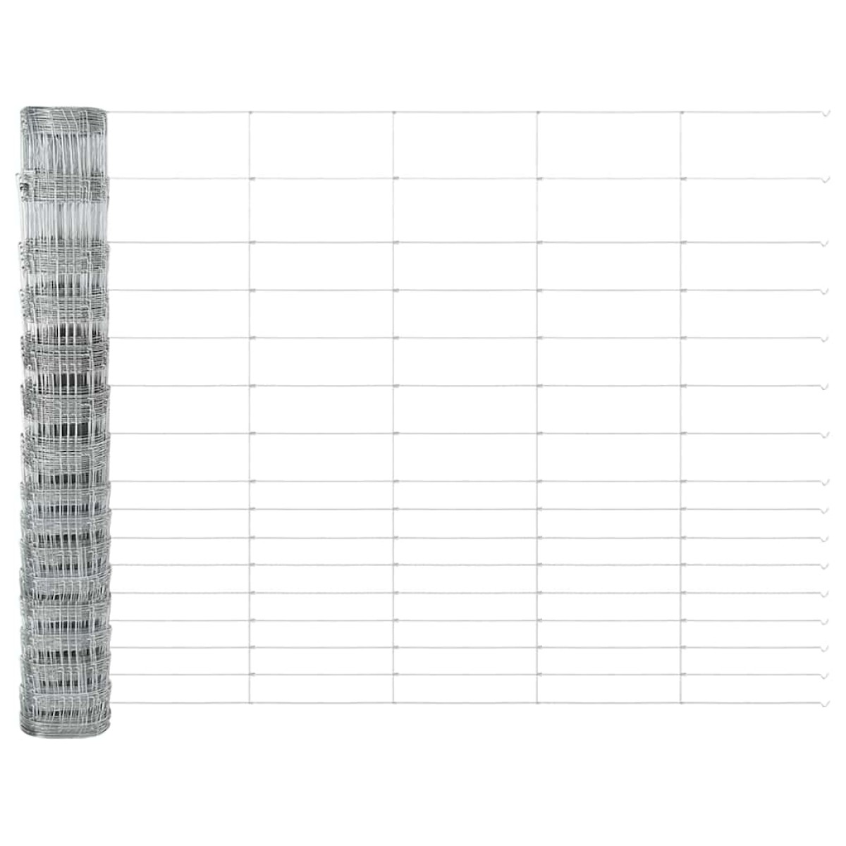 vidaXL Φράχτης Συρμάτινου Φράχτη 50 x 1,2 m Γαλβανισμένος Χάλυβας