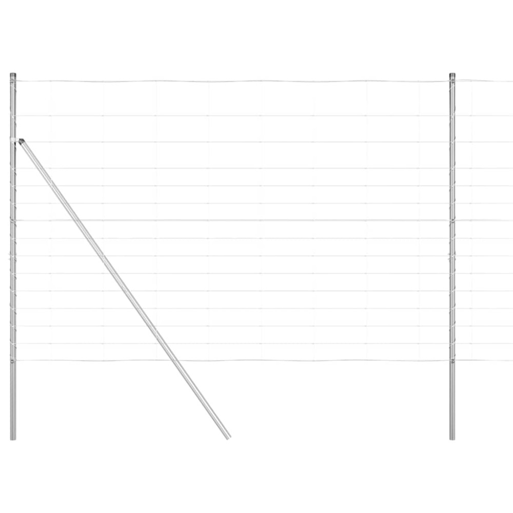 vidaXL Φράχτης Συρμάτινου Φράχτη 50 x 1,6 m Γαλβανισμένος Χάλυβας