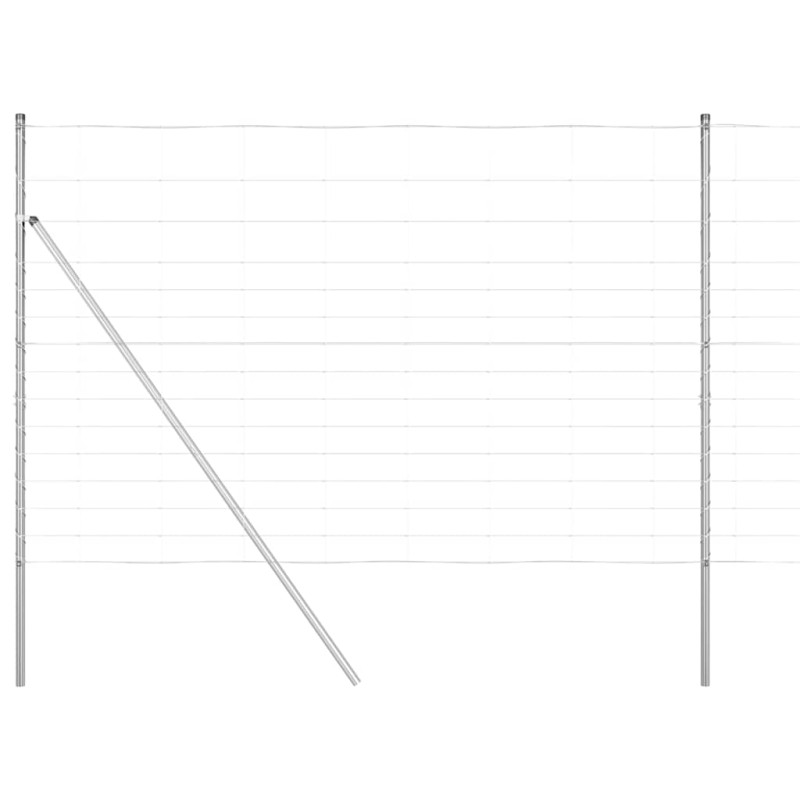 vidaXL Φράχτης Συρμάτινου Φράχτη 50 x 1,6 m Γαλβανισμένος Χάλυβας