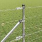 vidaXL Συρματόπλεγμα με ακίδες 25 x 0,8 m Γαλβανισμένος Χάλυβας Ασημί