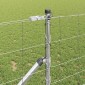 vidaXL Συρματόπλεγμα με ακίδες 25 x 1 m Γαλβανισμένος Χάλυβας Ασημί