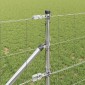 vidaXL Συρματόπλεγμα με ακίδες 50 x 0,8 m Γαλβανισμένος Χάλυβας Ασημί