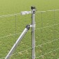 vidaXL Συρματόπλεγμα με ακίδες 50 x 1,2 m Γαλβανισμένος Χάλυβας Ασημί