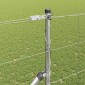 vidaXL Συρματόπλεγμα με ακίδες 50 x 1,4 μ Γαλβανισμένος Χάλυβας Ασημί