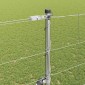 vidaXL Συρματόπλεγμα με ακίδες 50 x 1,5 m Γαλβανισμένος Χάλυβας Ασημί