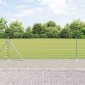 vidaXL Συρματόπλεγμα με Σκυρόδεμα 25 x 0,8 m Γαλβανισμένος Χάλυβας