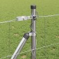 vidaXL Συρματόπλεγμα με Σκυρόδεμα 50 x 0,8 m Γαλβανισμένος Χάλυβας