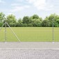 vidaXL Συρματόπλεγμα με Σκυρόδεμα 50 x 1,2 m Γαλβανισμένος Χάλυβας
